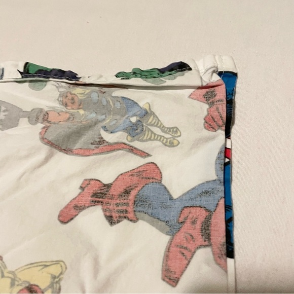 Pottery Barn Kids Marvel Comics Hero Twin Flat Sheet Hulk Captain America - Picture 13 of 16